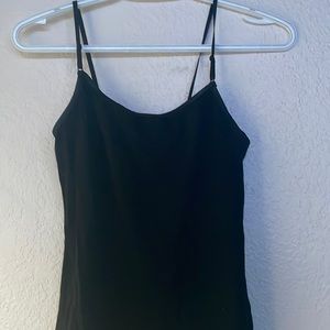 Black tank top